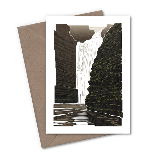 Brecon Beacons Waterfalls Greetings Cards - Set of 4