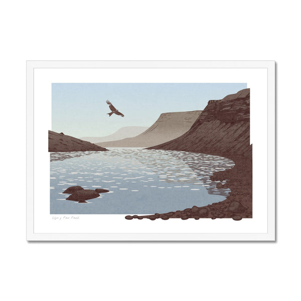 Llyn y Fan Fach, Brecon Beacons, Wales - Framed Print