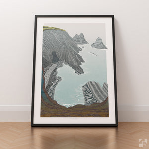 Carreg Wylan, Pembrokeshire, Wales - Fine Art Print