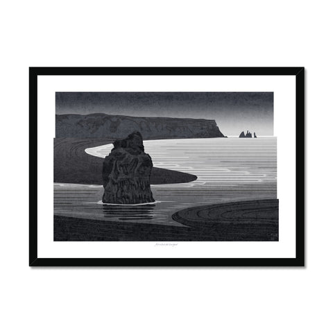 Arnardrangur, Iceland - Framed Print