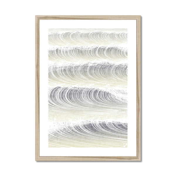 Waves III - Minimalist Framed Print