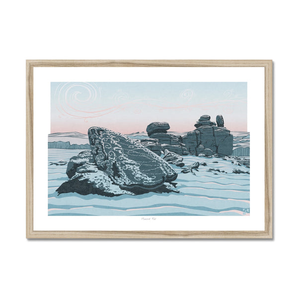 Hound Tor, Dartmoor - Framed Print