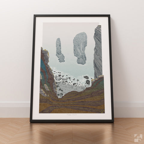 Elegug Stacks, Pembrokeshire, Wales - Fine Art Print