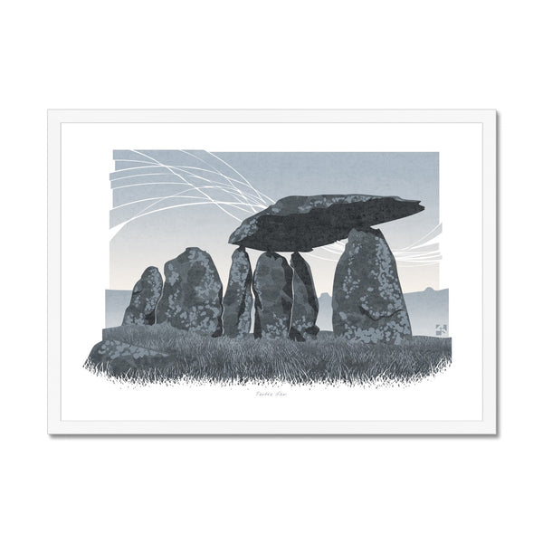 Pentre Ifan, Pembrokeshire, Wales - Framed Print