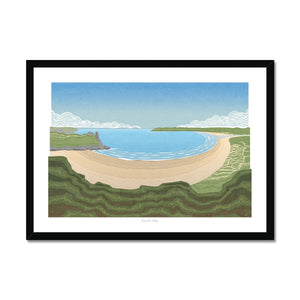 Oxwich Bay, Gower, Wales - Framed Print