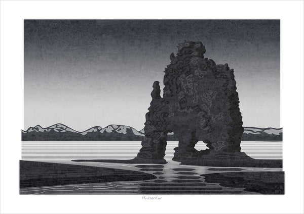 Hvitserkur, Iceland - Fine Art Print