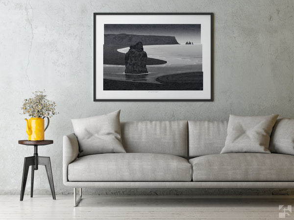 Arnardrangur, Iceland - Fine Art Print