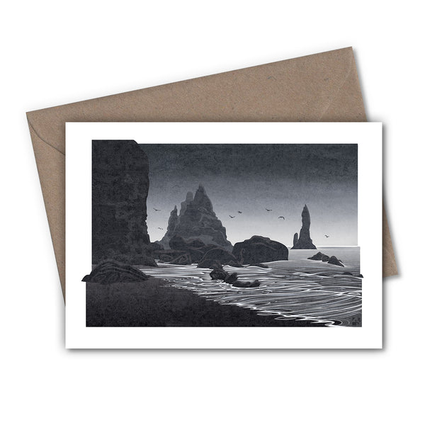 Iceland South Coast Greetings Cards - Set of 4