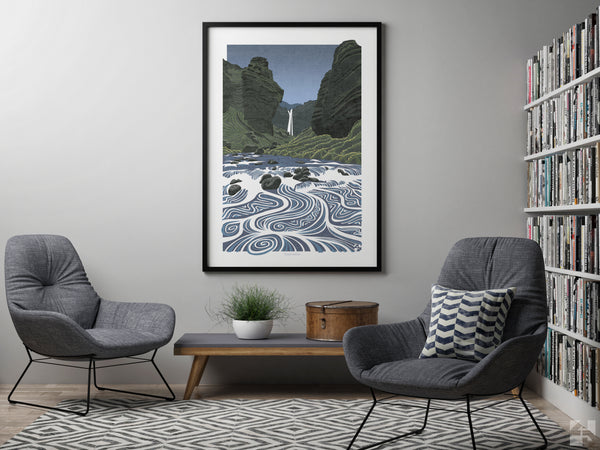 Kvernufoss, Iceland - Fine Art Print