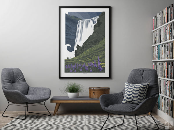 Skógafoss, Iceland - Fine Art Print