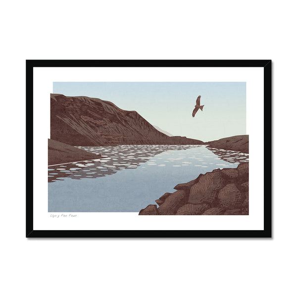 Llyn y Fan Fawr, Brecon Beacons, Wales - Framed Print