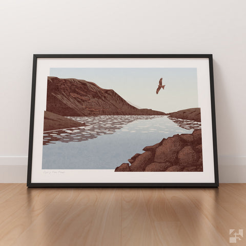 Llyn y Fan Fawr, Brecon Beacons, Wales - Fine Art Print