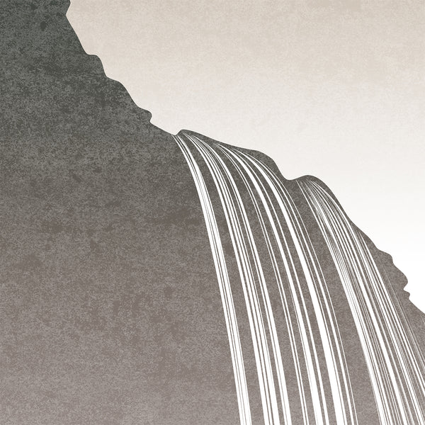 Seljalandsfoss Waterfall - Minimalist Fine Art Print