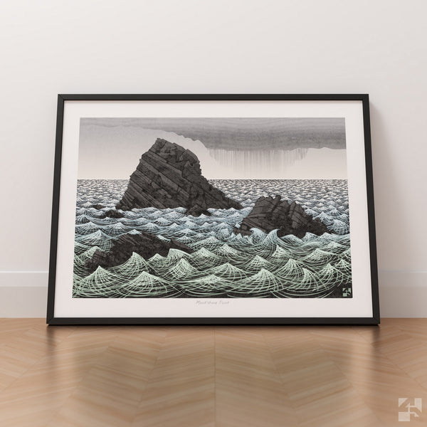 Monkstone Point, Pembrokeshire, Wales - Fine Art Print