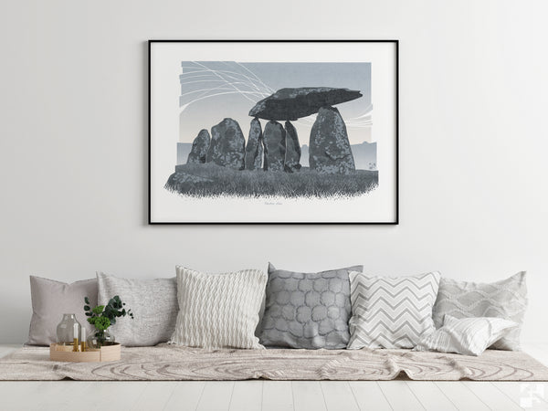 Pentre Ifan, Pembrokeshire, Wales - Fine Art Print