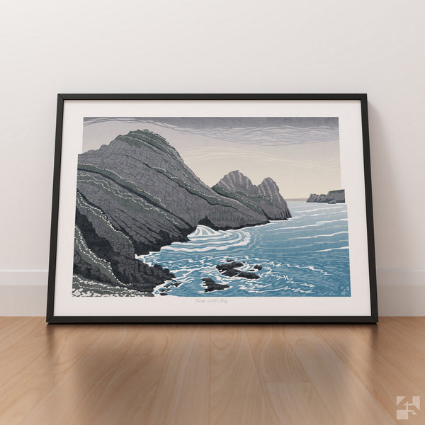 Three Cliffs Bay, Gower, Wales - Fine Art Print