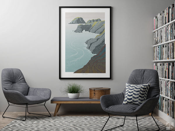 Ynys Deullyn, Pembrokeshire, Wales - Fine Art Print