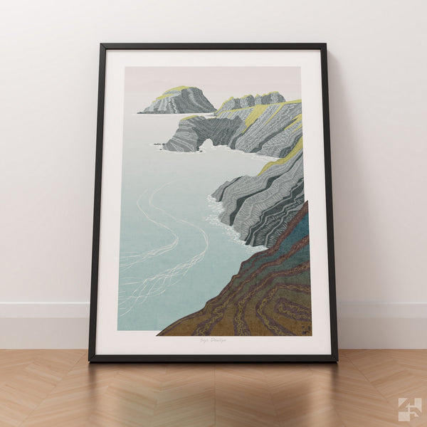 Ynys Deullyn, Pembrokeshire, Wales - Fine Art Print